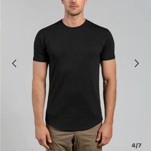 BYLT Black Drop Cut Tee (Tshirt) Size Medium (T Shirt)